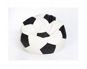 Кресло-мешок Мяч малый бело-черное в Сургуте - surgut.ok-mebel.com | фото 1