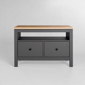 2.08.03.080.15 САГА тумба 2 ящика серая/ясень RU в Сургуте - surgut.ok-mebel.com | фото 2