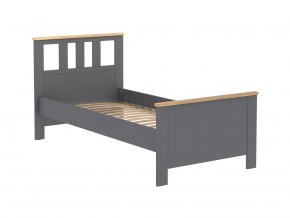 2.08.04.050.15 САГА кровать одинарная 90х200 серая/ясень в Сургуте - surgut.ok-mebel.com | фото