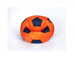 Кресло-мешок Мяч малый оранжево-черное в Сургуте - surgut.ok-mebel.com | фото 1