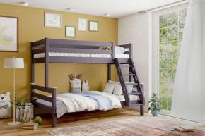 АДЕЛЬ Кровать двухъярусная с наклонной лестницей (лаванда) в Сургуте - surgut.ok-mebel.com | фото