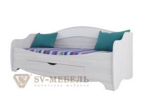 Кровать одноярусная Акварель 1 с ящиком в Сургуте - surgut.ok-mebel.com | фото 1