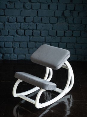 Балансирующий коленный стул Конёк Горбунёк (Белый) в Сургуте - surgut.ok-mebel.com | фото 3