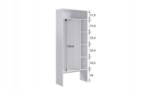БАСКО Прихожая К7 (графит) в Сургуте - surgut.ok-mebel.com | фото 6