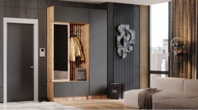 БАВАРИЯ Прихожая (дуб вотан/графит) в Сургуте - surgut.ok-mebel.com | фото