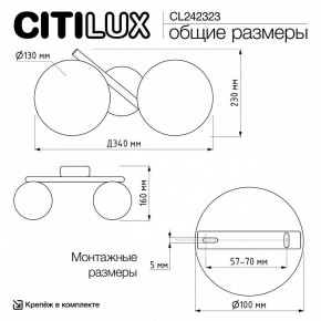 Бра Citilux Ronny CL242323 в Сургуте - surgut.ok-mebel.com | фото 9