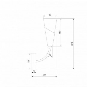 Бра Eurosvet Rhyton 60167/1 латунь в Сургуте - surgut.ok-mebel.com | фото 5