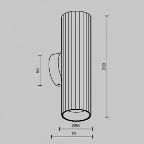 Бра Maytoni Calipso C106WL-02-GU10-B в Сургуте - surgut.ok-mebel.com | фото 6