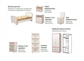 Набор мебели для детской Юниор-10 (с кроватью 800*1600) ЛДСП в Сургуте - surgut.ok-mebel.com | фото 2