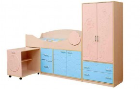 Набор мебели для детской Юниор -12.2 (700*1860) МДФ матовый в Сургуте - surgut.ok-mebel.com | фото 1