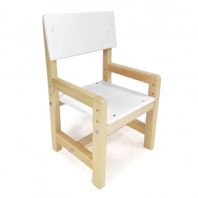 Детский растущий комплект стол и стул  Я САМ "Лофт" (Белый, Сосна) в Сургуте - surgut.ok-mebel.com | фото 5