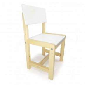 Детский растущий комплект стол и стул  Я САМ "Лофт" (Белый, Сосна) в Сургуте - surgut.ok-mebel.com | фото 6