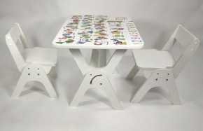 Детский растущий стол-парта и два стула Я САМ "Умка-Дуо" (Алфавит) в Сургуте - surgut.ok-mebel.com | фото 1