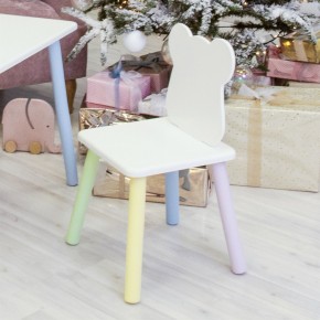 Детский стул Мишутка (Белый/Белый/Цветной) в Сургуте - surgut.ok-mebel.com | фото