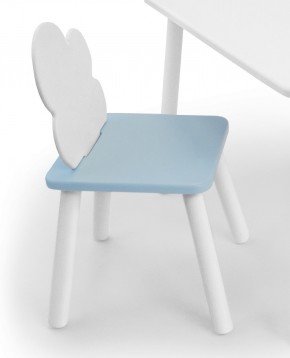 Детский стул Облачко (Белый/Голубой/Белый) в Сургуте - surgut.ok-mebel.com | фото
