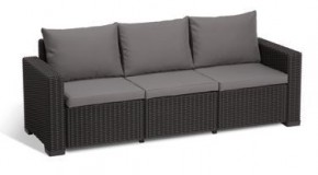 Диван Калифорния 3-х местный (California 3 Sofa), графит в Сургуте - surgut.ok-mebel.com | фото 2