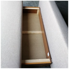 Диван-кровать Комфорт без подлокотников BALTIC AZURE (2 подушки) в Сургуте - surgut.ok-mebel.com | фото 6