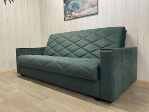 Диван Престиж-15 (НПБ+МДФ) велюр Sensey bottle green в Сургуте - surgut.ok-mebel.com | фото 3