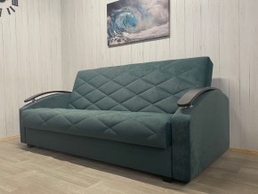 Диван Престиж-16 (НПБ+МДФ) велюр Sensey bottle green в Сургуте - surgut.ok-mebel.com | фото 4