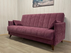 Диван Престиж-3 (НПБ) велюр Sensey grape в Сургуте - surgut.ok-mebel.com | фото 2