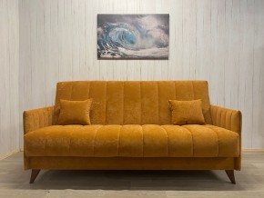 Диван Престиж-3 (НПБ) велюр Sensey terracotta в Сургуте - surgut.ok-mebel.com | фото 2