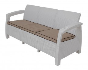 Диван Yalta Premium Sofa 3 Set (Ялта) белый (+подушки под спину) в Сургуте - surgut.ok-mebel.com | фото 1