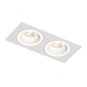 DK2062-WH Встраиваемый светильник, IP 20, до 15 Вт, GU10, LED, белый, алюминий в Сургуте - surgut.ok-mebel.com | фото