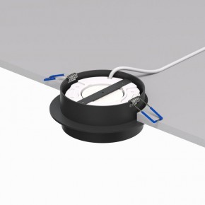 DK2090-BK Встраиваемый светильник FLAT, IP 20, до 15 Вт, GX53, LED, черный, алюминий в Сургуте - surgut.ok-mebel.com | фото 4