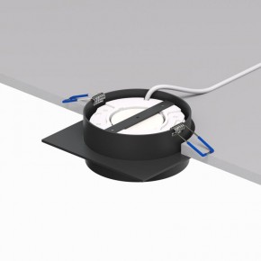 DK2091-BK Встраиваемый светильник FLAT, IP 20, до 15 Вт, GX53, LED, черный, алюминий в Сургуте - surgut.ok-mebel.com | фото 4