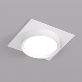 DK2091-WH Встраиваемый светильник FLAT, IP 20, до 15 Вт, GX53, LED, белый, алюминий в Сургуте - surgut.ok-mebel.com | фото
