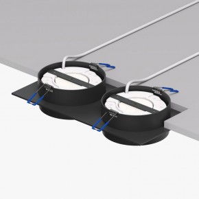 DK2092-BK Встраиваемый светильник FLAT, IP 20, до 15 Вт, GX53, LED, черный, алюминий в Сургуте - surgut.ok-mebel.com | фото 2