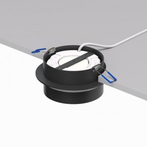 DK2100-BK Встраиваемый светильник NIKO, IP 20, до 15 Вт, GX53, LED, черный, акрил, алюминий в Сургуте - surgut.ok-mebel.com | фото 4