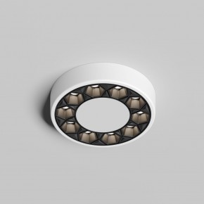 DK2440-WB Встраиваемый светильник DUAL 5+5 Вт, LED 4000K, IP 20, d90mm, белый/черный, алюминий/акрил в Сургуте - surgut.ok-mebel.com | фото 3