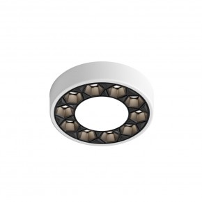 DK2440-WB Встраиваемый светильник DUAL 5+5 Вт, LED 4000K, IP 20, d90mm, белый/черный, алюминий/акрил в Сургуте - surgut.ok-mebel.com | фото 4