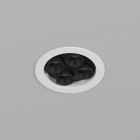 DK2510-WB Встраиваемый светильник SPACE со светодиодом d65 220V 8W 38° 4000К IP20 белый/черный алюминий в Сургуте - surgut.ok-mebel.com | фото 2