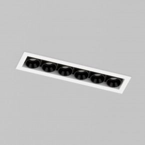 DK2514-WB Встраиваемый светильник SPACE со светодиодом L126mm 220V 10W 38° 4000К IP20 белый/черный алюминий в Сургуте - surgut.ok-mebel.com | фото 2