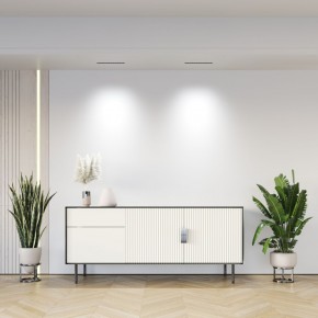 DK2515-WB Встраиваемый светильник SPACE со светодиодом L240mm 220V 20W 38° 4000К IP20 белый/черный алюминий в Сургуте - surgut.ok-mebel.com | фото 7