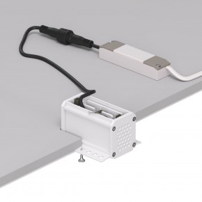 DK2530-WB Встраиваемый светильник SPACE со светодиодом под шпатлевку L69mm 220V 6W 38° 4000К IP20 белый/черный алюминий в Сургуте - surgut.ok-mebel.com | фото 5
