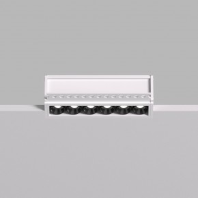DK2531-WB Встраиваемый светильник SPACE со светодиодом под шпатлевку L126mm 220V 10W 38° 4000К IP20 белый/черный алюминий в Сургуте - surgut.ok-mebel.com | фото 3