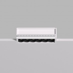 DK2531-WB Встраиваемый светильник SPACE со светодиодом под шпатлевку L126mm 220V 10W 38° 4000К IP20 белый/черный алюминий в Сургуте - surgut.ok-mebel.com | фото 4
