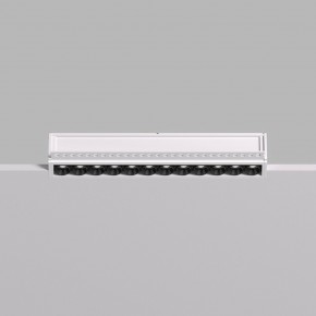 DK2532-WB Встраиваемый светильник SPACE со светодиодом под шпатлевку L240mm 220V 20W 38° 4000К IP20 белый/черный алюминий в Сургуте - surgut.ok-mebel.com | фото 3