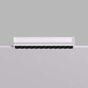 DK2532-WB Встраиваемый светильник SPACE со светодиодом под шпатлевку L240mm 220V 20W 38° 4000К IP20 белый/черный алюминий в Сургуте - surgut.ok-mebel.com | фото 4