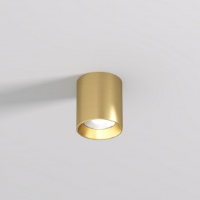 DK2610-SB Накладной светильник SHINE TUBE со светодиодом, D70*H80, IP20, 3000К, 10W, RA?90, сатинированная латунь, алюминий в Сургуте - surgut.ok-mebel.com | фото