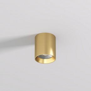 DK2610-SB Накладной светильник SHINE TUBE со светодиодом, D70*H80, IP20, 3000К, 10W, RA?90, сатинированная латунь, алюминий в Сургуте - surgut.ok-mebel.com | фото 2