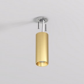 DK2615-SB Накладной светильник SHINE TUBE со светодиодом, D45*H115, IP20, 3000К, 7W, RA?90, сатинированная латунь, алюминий в Сургуте - surgut.ok-mebel.com | фото 3