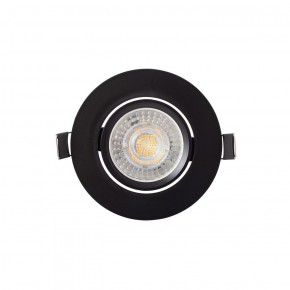 DK3020-BK Встраиваемый светильник, IP 20, 10 Вт, GU5.3, LED, черный, пластик в Сургуте - surgut.ok-mebel.com | фото 3