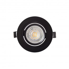 DK3020-BK Встраиваемый светильник, IP 20, 10 Вт, GU5.3, LED, черный, пластик в Сургуте - surgut.ok-mebel.com | фото