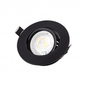 DK3020-BK Встраиваемый светильник, IP 20, 10 Вт, GU5.3, LED, черный, пластик в Сургуте - surgut.ok-mebel.com | фото 2