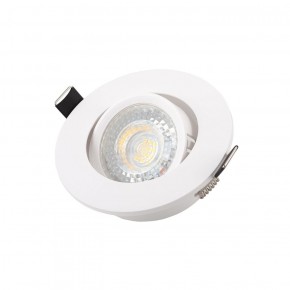 DK3020-WH Встраиваемый светильник, IP 20, 10 Вт, GU5.3, LED, белый, пластик в Сургуте - surgut.ok-mebel.com | фото 3