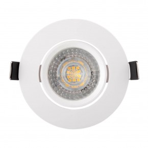 DK3020-WH Встраиваемый светильник, IP 20, 10 Вт, GU5.3, LED, белый, пластик в Сургуте - surgut.ok-mebel.com | фото
